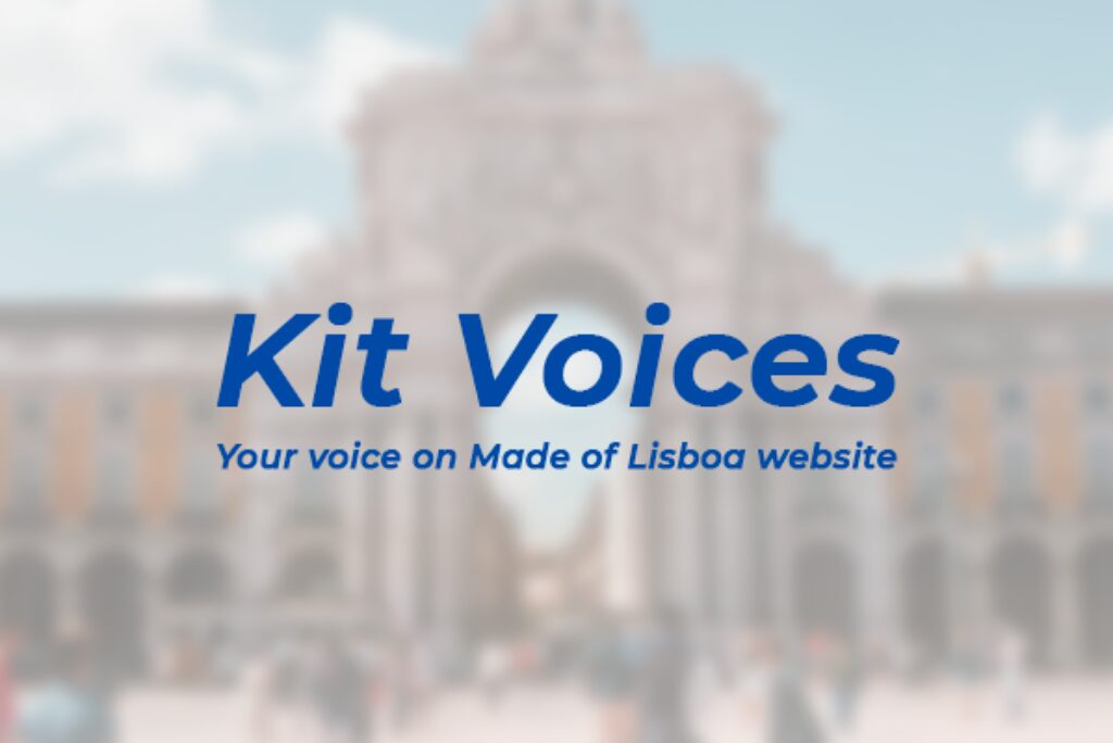 A tua voz na plataforma Made of Lisboa