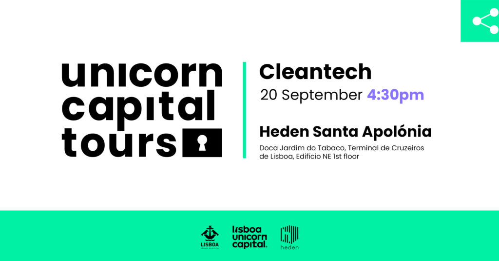 Unicorn Capital Tours estão de regresso para falar sobre cleantech